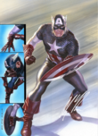 Alex Ross Superhero Artwork Captain America: Ready for Battle (Deluxe)